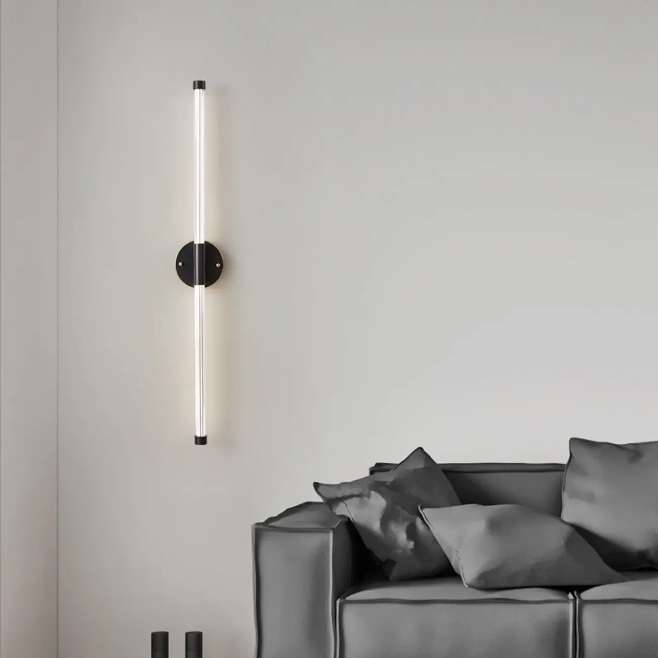 Applique murale LED moderne pour salle de bain avec variateur à 3 niveaux