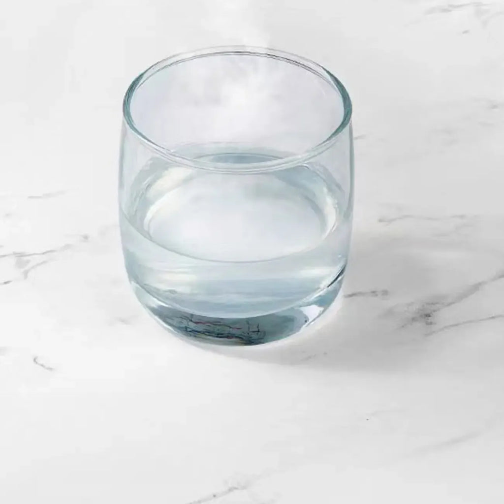 Table de chevet à 3 tiroirs en marbre blanc avec éclairage LED