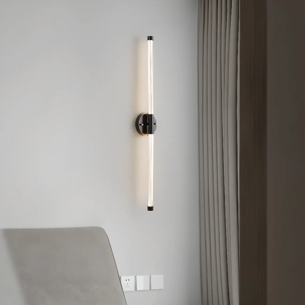 Applique murale LED moderne pour salle de bain avec variateur à 3 niveaux
