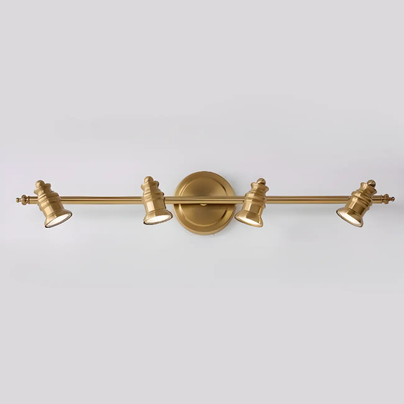 Miroir de salle de bain industriel lumineux de style géométrique