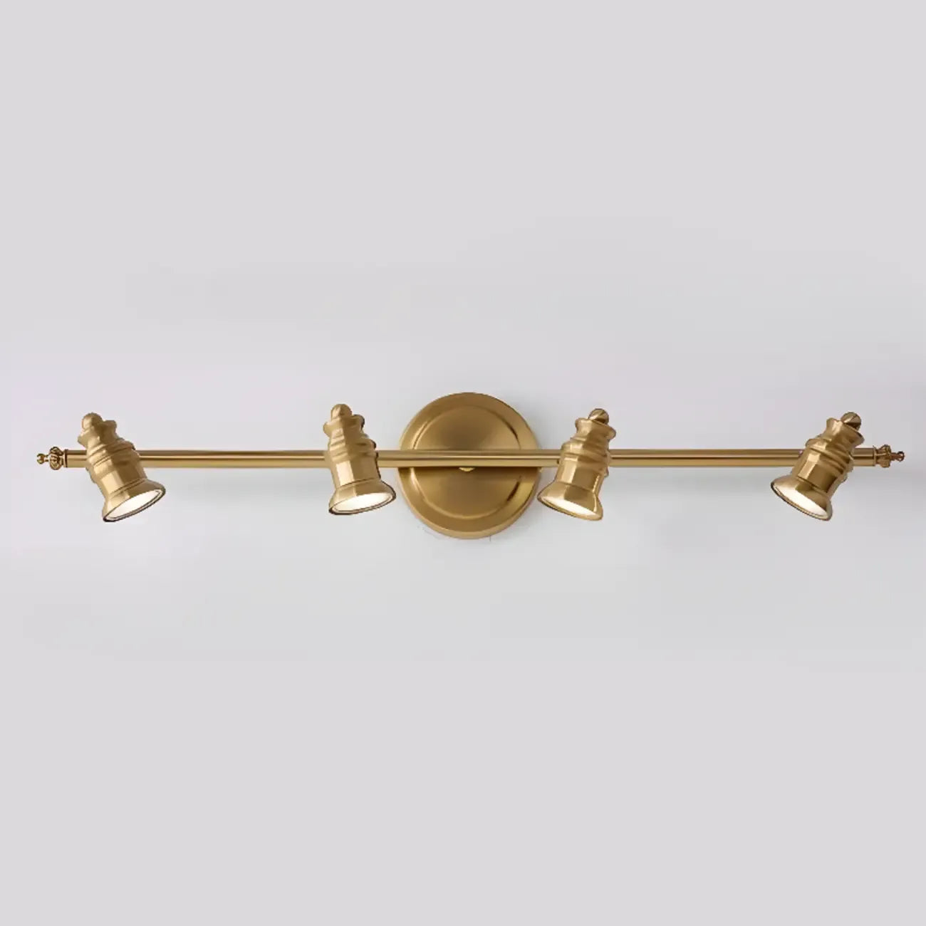 Miroir de salle de bain industriel lumineux de style géométrique