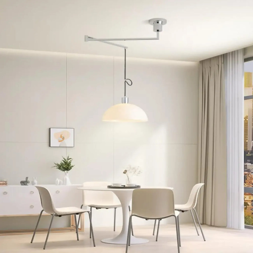 Suspension LED minimaliste en forme de bol pour salle à manger
