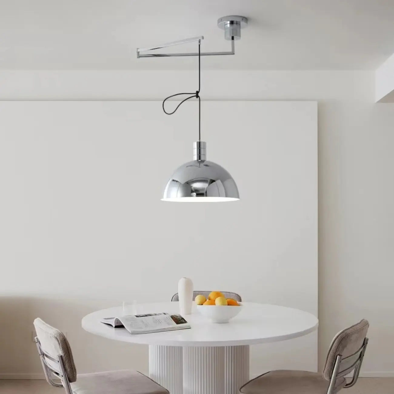 Suspension LED minimaliste en forme de bol pour salle à manger