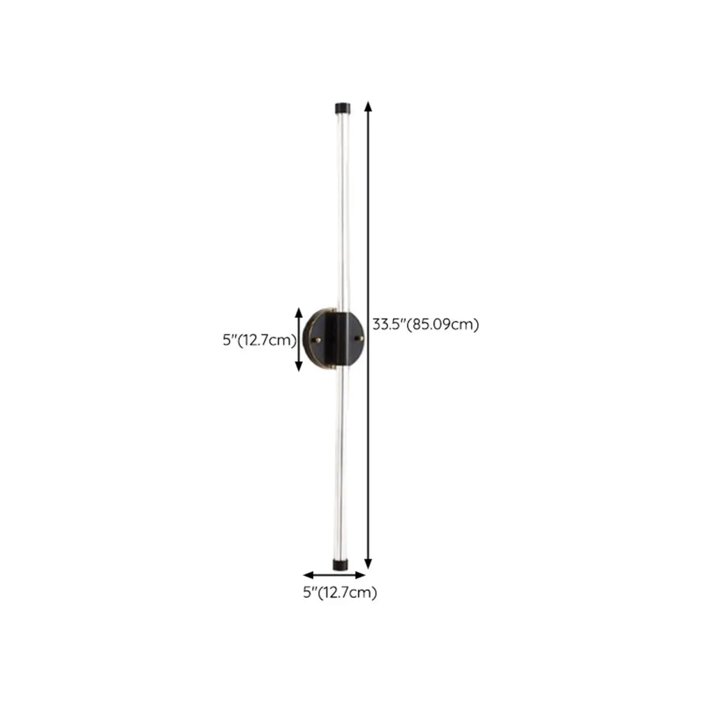 Applique murale LED moderne pour salle de bain avec variateur à 3 niveaux