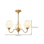 Lustre vintage en laiton doré à 8 lumières, longueur de suspension réglable