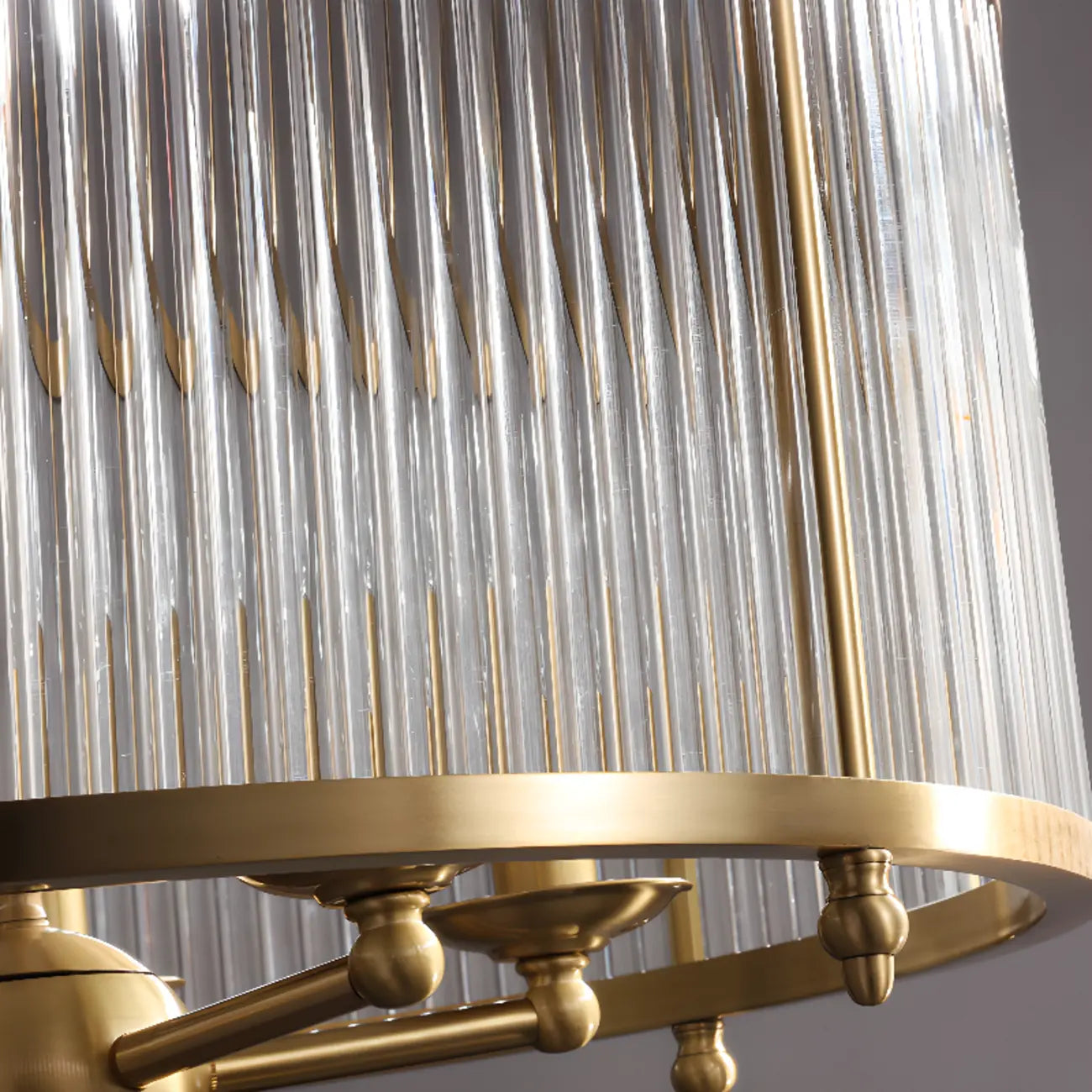 Lustre rond moderne à 3 lumières en cristal, hauteur réglable