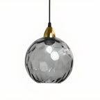 Suspension globe en vitrail artistique pour salle à manger