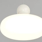 Suspension moderne à 3 lumières LED en verre opale pour salle à manger