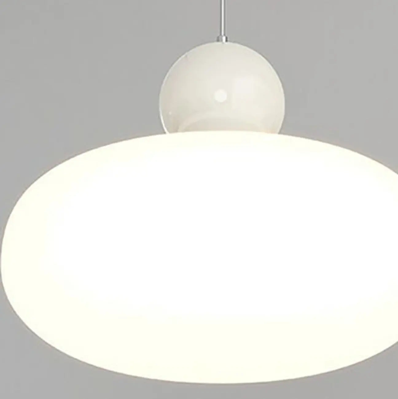 Suspension moderne à 3 lumières LED en verre opale pour salle à manger