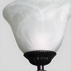 Lustre suspendu vintage en métal noir Bell