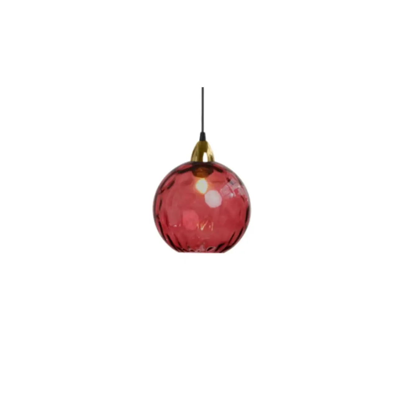 Suspension globe en vitrail artistique pour salle à manger