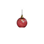 Suspension globe en vitrail artistique pour salle à manger