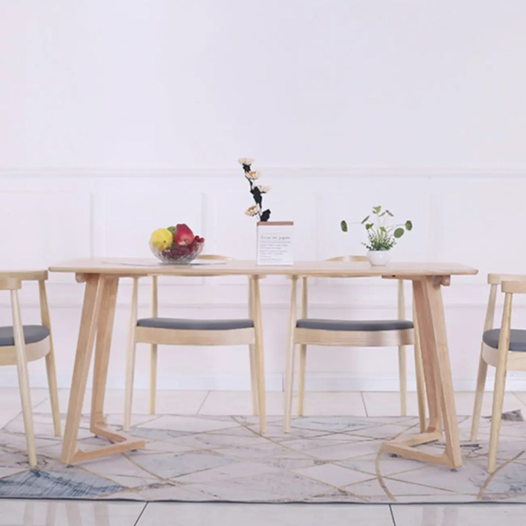 Chaise de salle à manger rembourrée marron avec accoudoirs