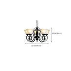 Lustre suspendu vintage en métal noir Bell