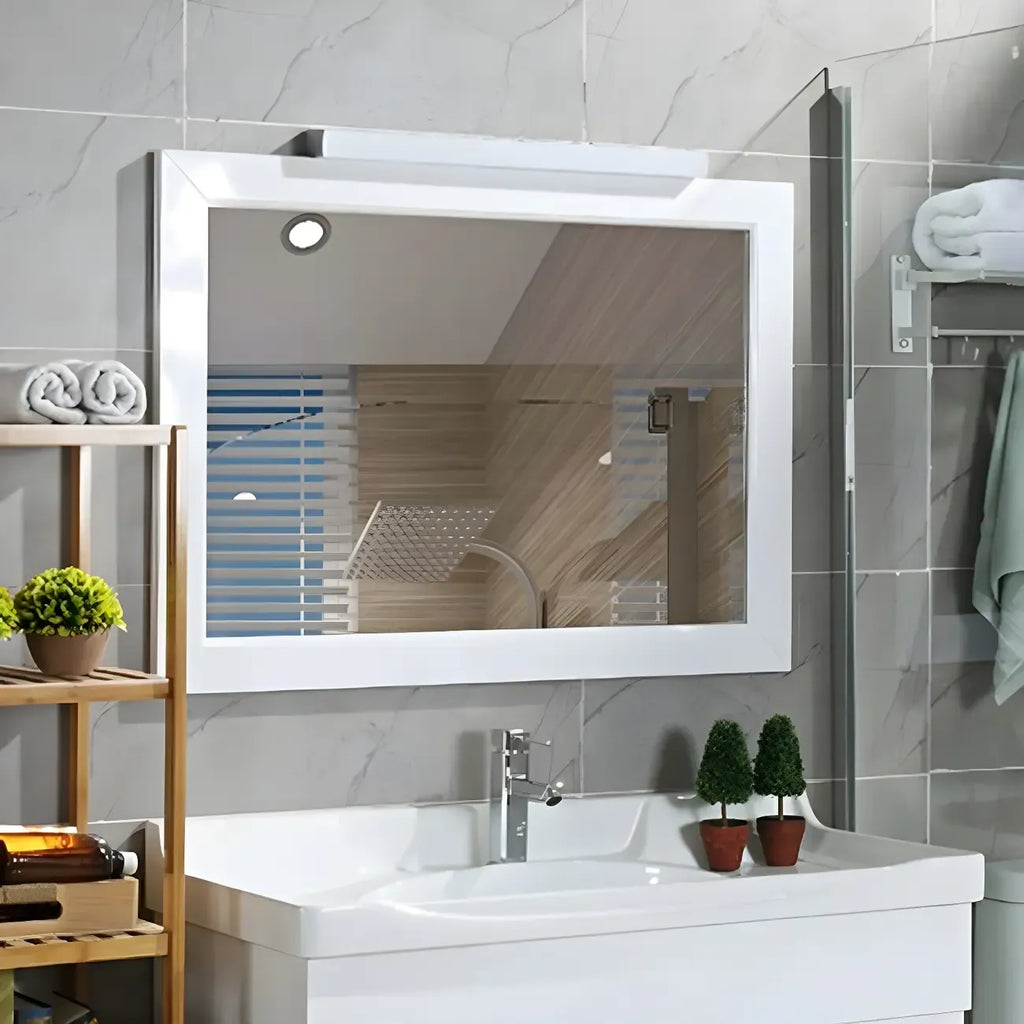 Appliques murales LED modernes pour coiffeuse avec design géométrique