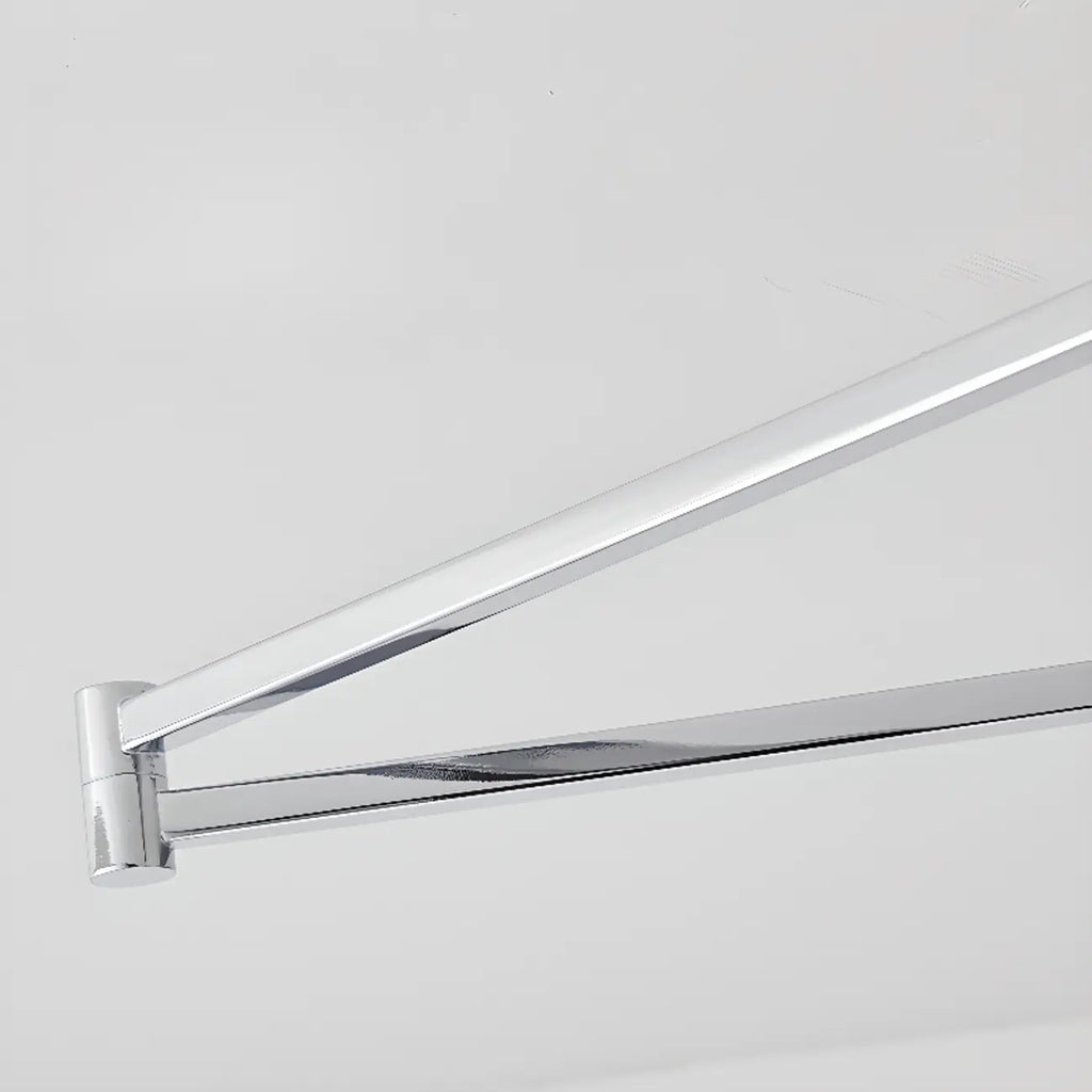 Suspension minimaliste blanche en demi-bol et cordon métallique réglable