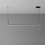 Suspension linéaire simple en gel de silice doré pour îlot de cuisine