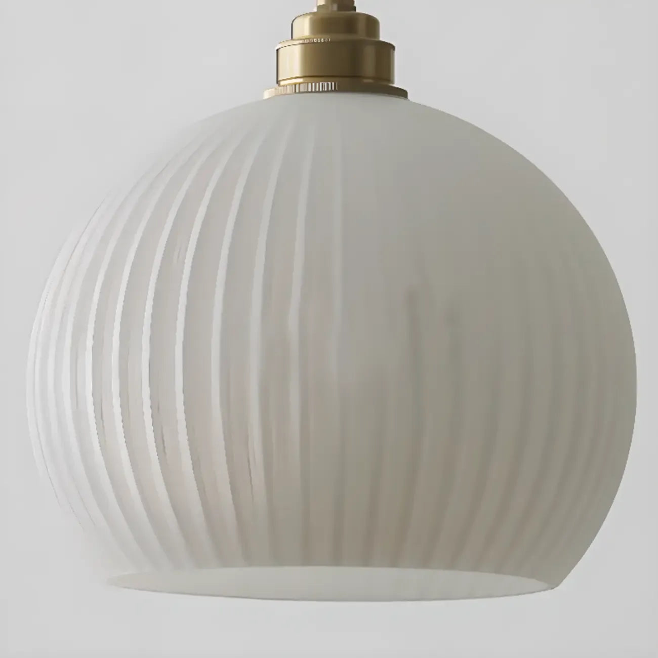 Suspension LED minimaliste en verre blanc, lanterne pour salon