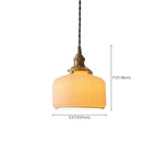 Lampe suspendue conique plissée élégante et classique en céramique pour salon