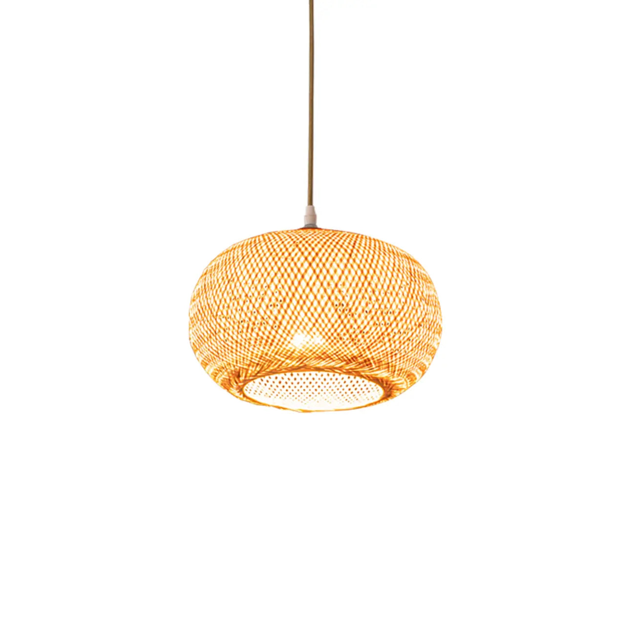 Suspension lanterne en bambou de style japonais pour salon