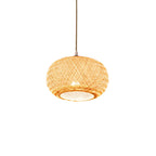 Suspension lanterne en bambou de style japonais pour salon