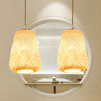 Suspension lanterne en bambou de style japonais pour salon
