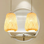 Suspension lanterne en bambou de style japonais pour salon