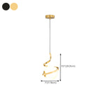 Suspension design blanche boule avec structure métallique linéaire pour chevet