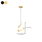 Suspension design blanche boule avec structure métallique linéaire pour chevet