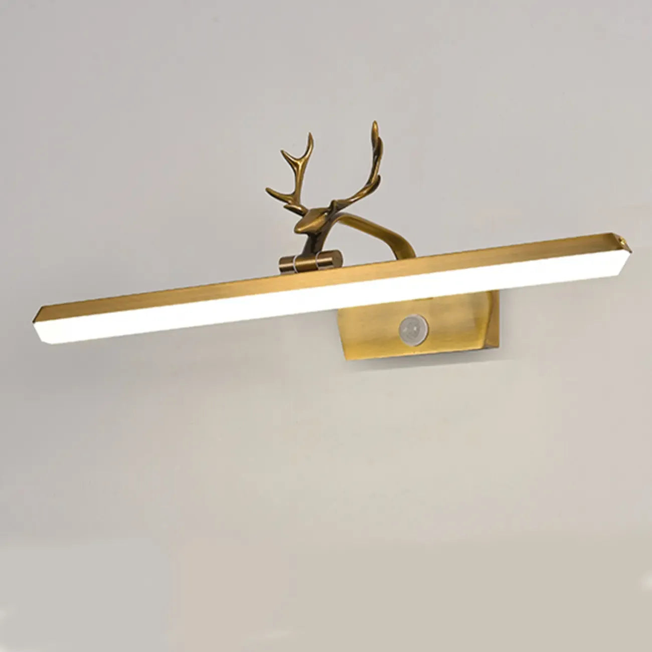 Appliques murales LED noires pour coiffeuse au design élégant