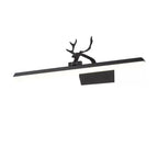 Appliques murales LED noires pour coiffeuse au design élégant