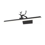 Appliques murales LED noires pour coiffeuse au design élégant
