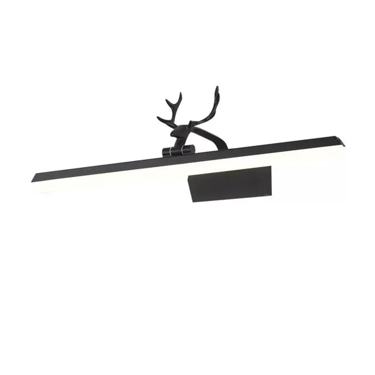 Appliques murales LED noires pour coiffeuse au design élégant