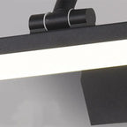 Appliques murales LED noires pour coiffeuse au design élégant