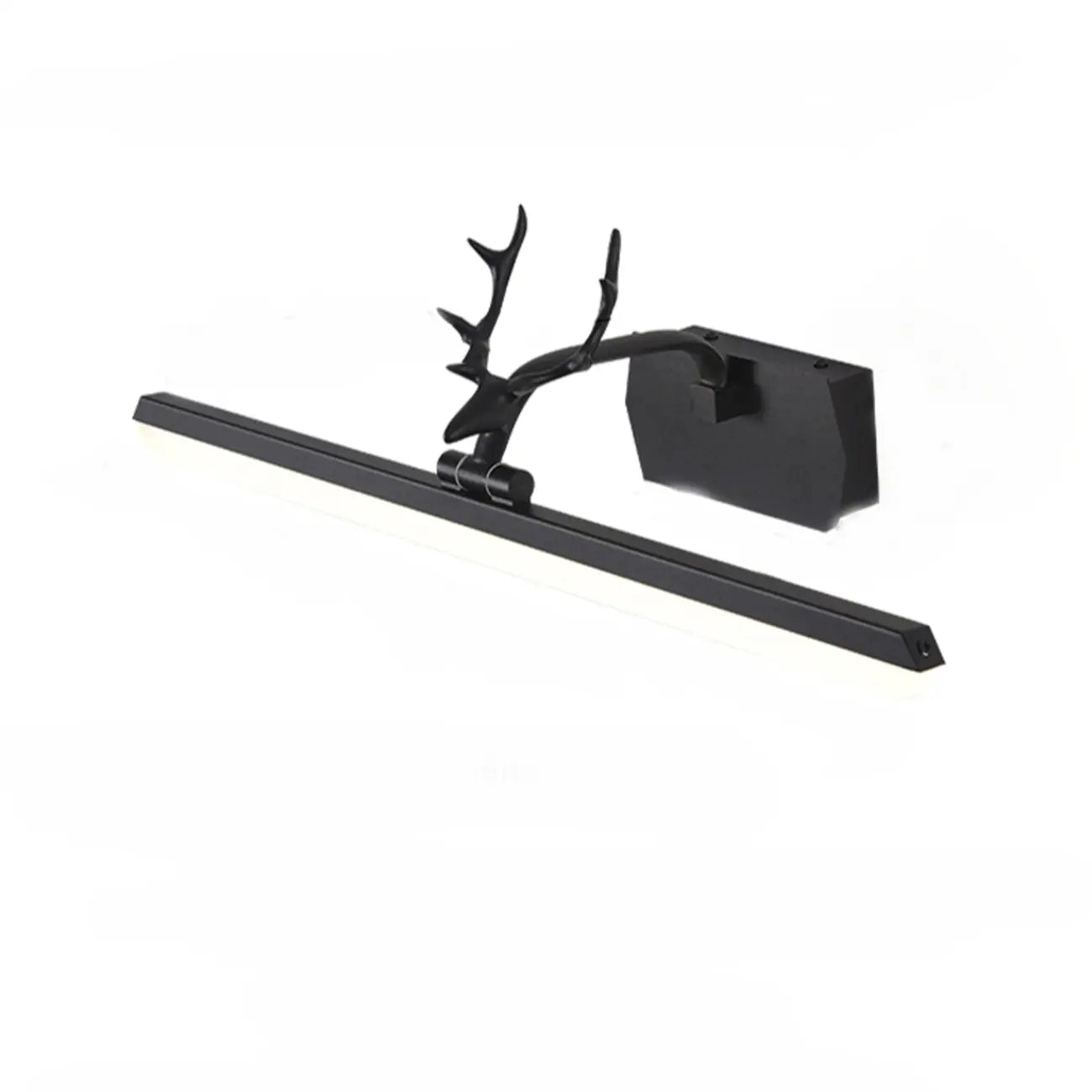 Appliques murales LED noires pour coiffeuse au design élégant