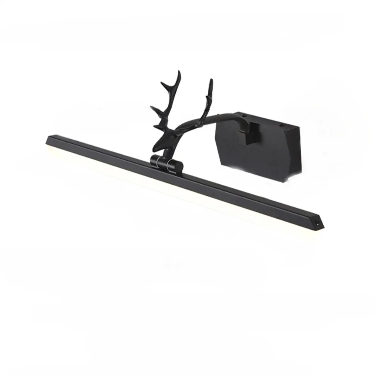 Appliques murales LED noires pour coiffeuse au design élégant