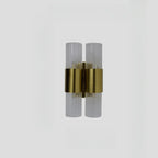 Applique murale minimaliste à LED tubulaire à 1 lumière pour salle de bain