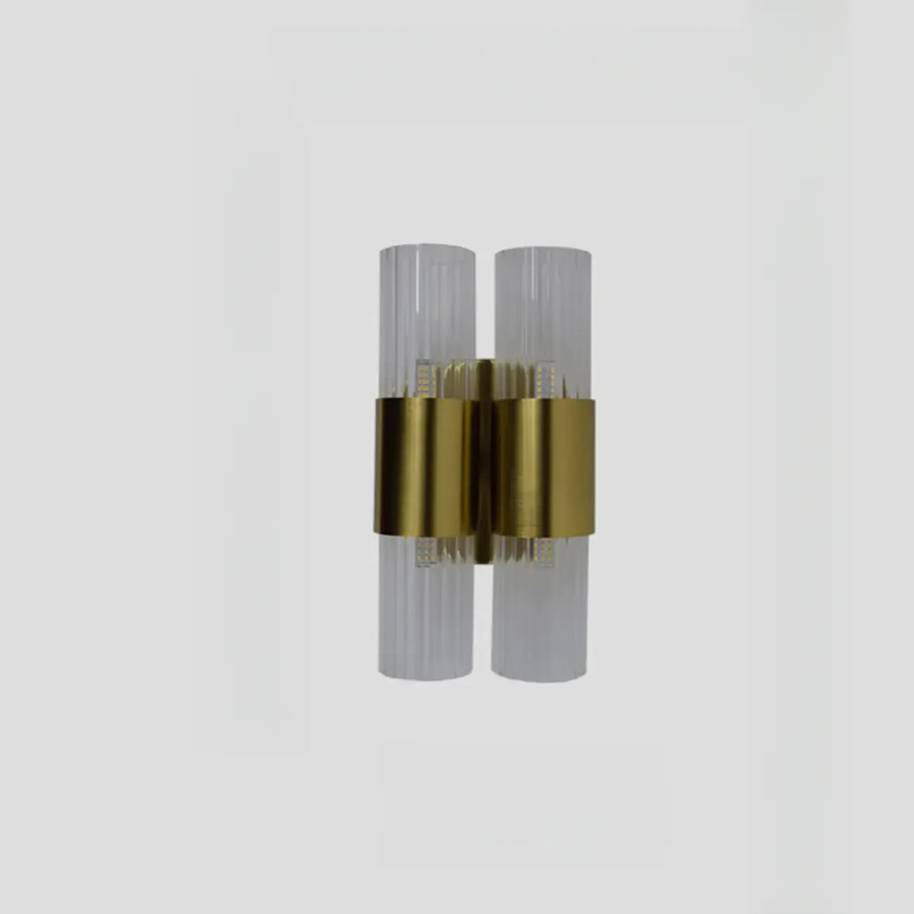 Applique murale minimaliste à LED tubulaire à 1 lumière pour salle de bain