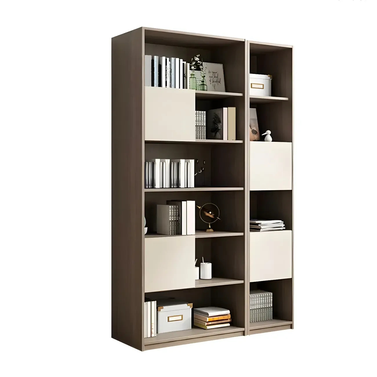 75 Eleganti Librerie in Legno con Mobiletto per l'Ufficio di Casa