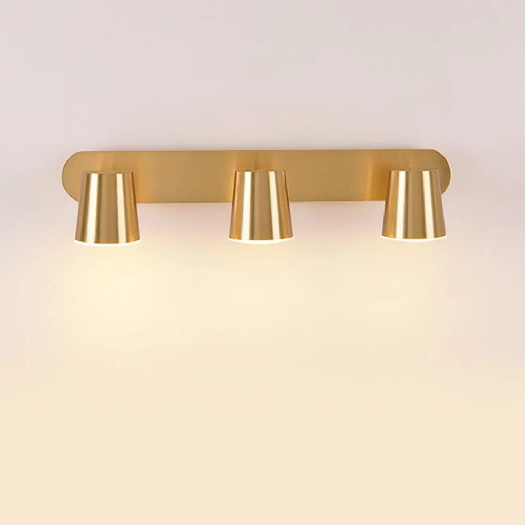 Applique murale moderne pour salle de bain avec abat-jour en métal