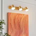 Applique murale moderne pour salle de bain avec abat-jour en métal