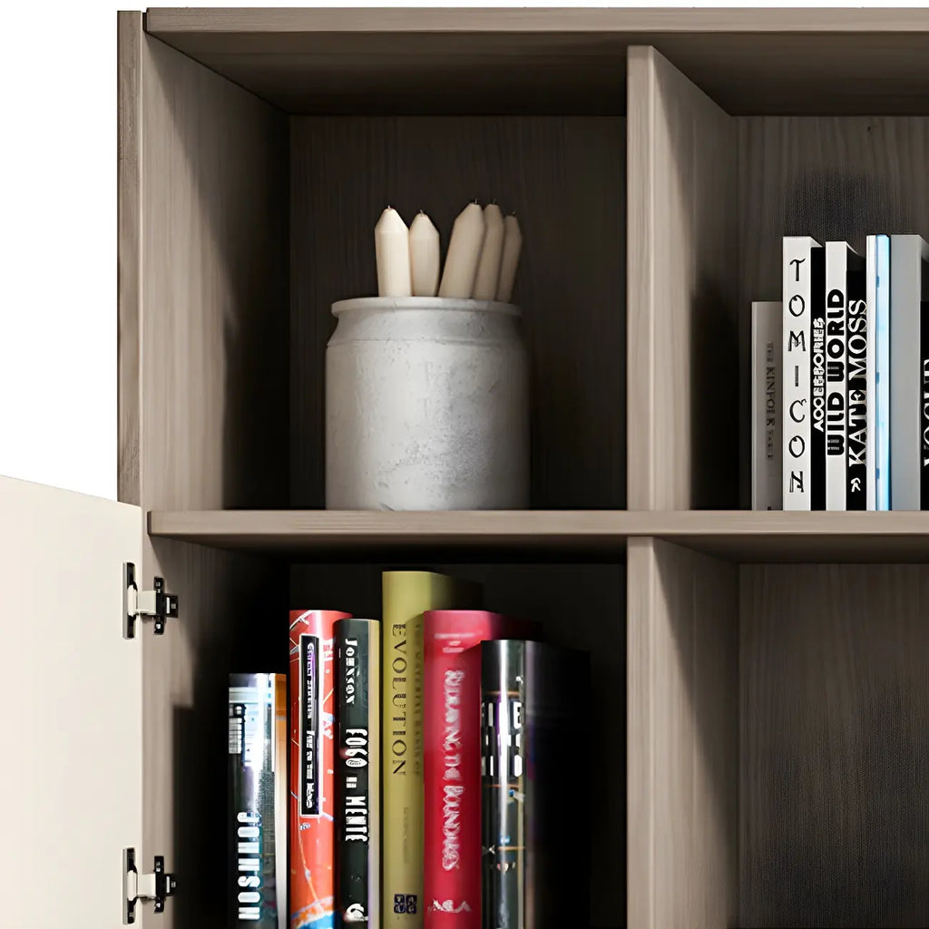 75 Eleganti Librerie in Legno con Mobiletto per l'Ufficio di Casa