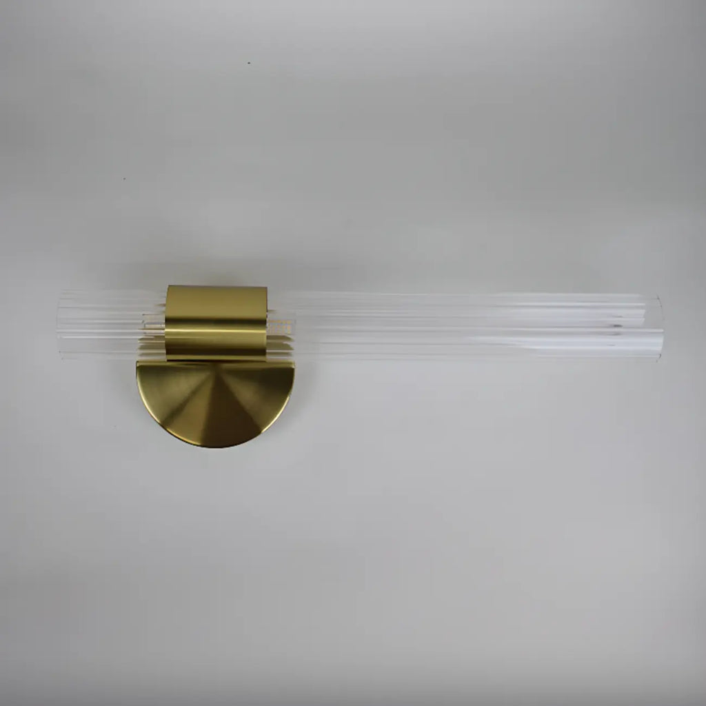 Applique murale minimaliste à LED tubulaire à 1 lumière pour salle de bain