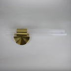 Applique murale minimaliste à LED tubulaire à 1 lumière pour salle de bain