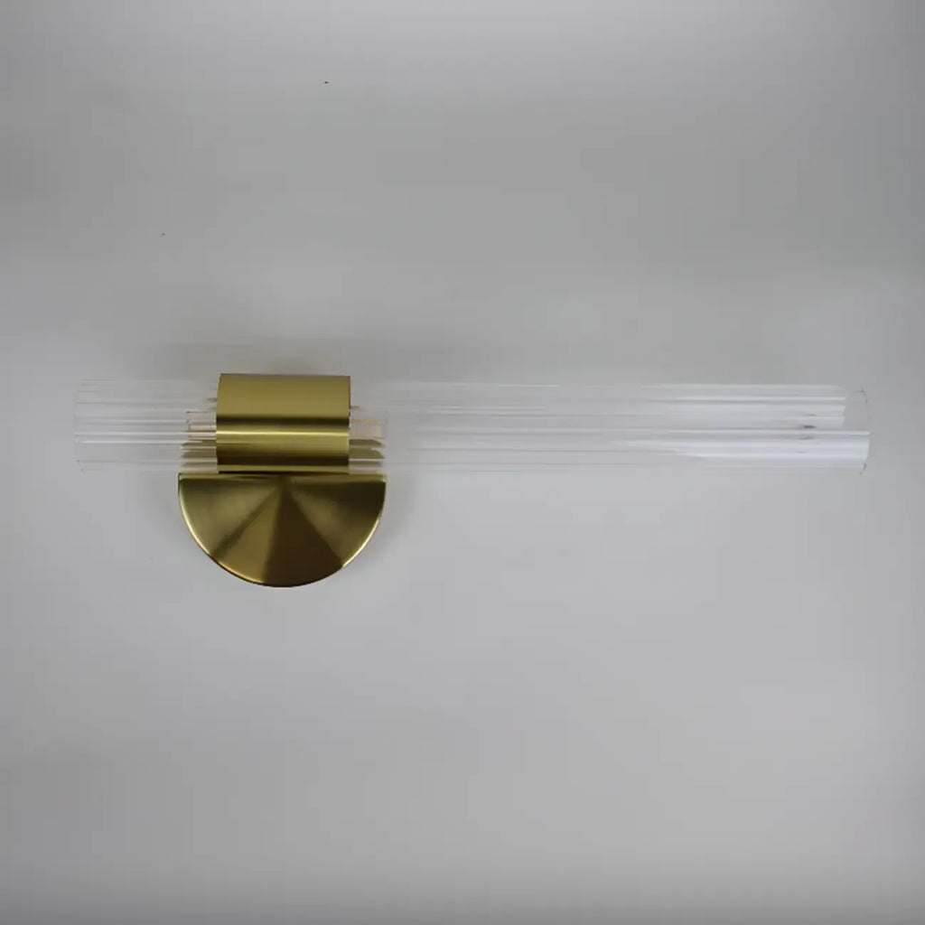 Applique murale minimaliste à LED tubulaire à 1 lumière pour salle de bain