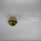 Applique murale minimaliste à LED tubulaire à 1 lumière pour salle de bain