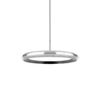 Lampadario moderno a sospensione da isola in metallo, forma rotonda, 3 luci