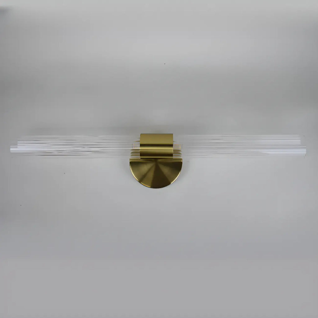 Applique murale minimaliste à LED tubulaire à 1 lumière pour salle de bain