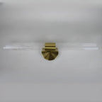 Applique murale minimaliste à LED tubulaire à 1 lumière pour salle de bain