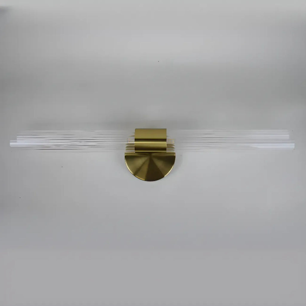 Applique murale minimaliste à LED tubulaire à 1 lumière pour salle de bain